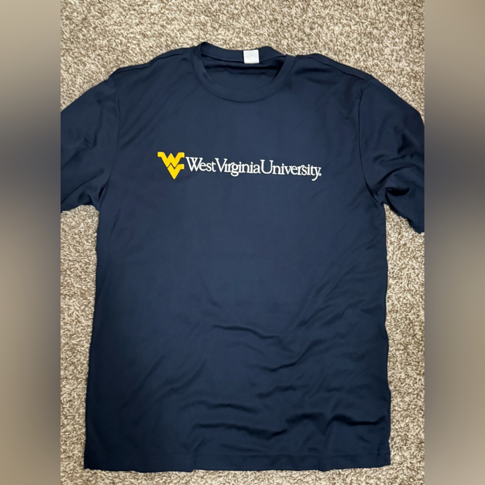 Sport-Tek Navy Blue West Virginia University Mountaineers Tee